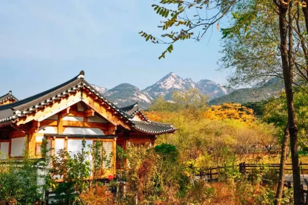 Tour Du Lịch Hàn Quốc Mùa Thu Làng cổ Eunpyeong Hanok